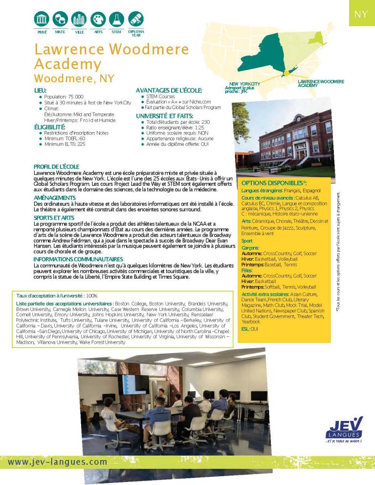 Lawrence Woodmere Academy, New York